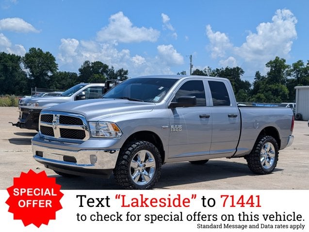 2024 RAM 1500 Classic Tradesman in Billet Silver Metallic Clearcoat — front three-quarter view