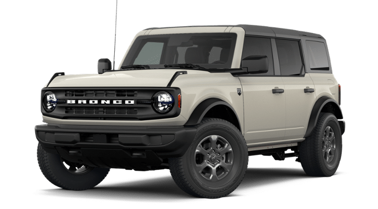 2026 Ford Bronco Big Bend in Beige — front three-quarter view