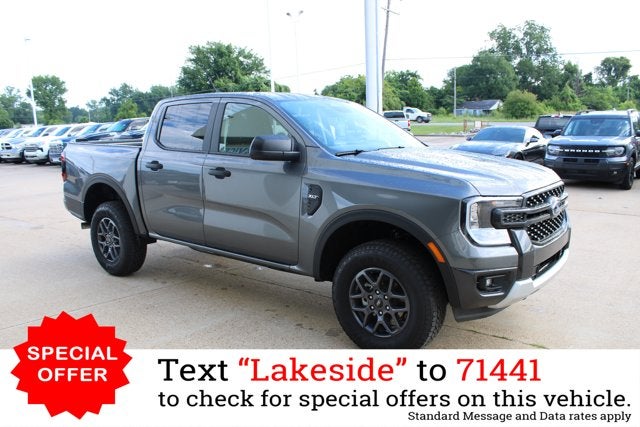 2026 Ford Ranger XLT in Carbonized Gray Metallic — front three-quarter view