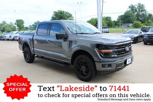 2026 Ford F-150 XLT in Carbonized Gray Metallic — front three-quarter view
