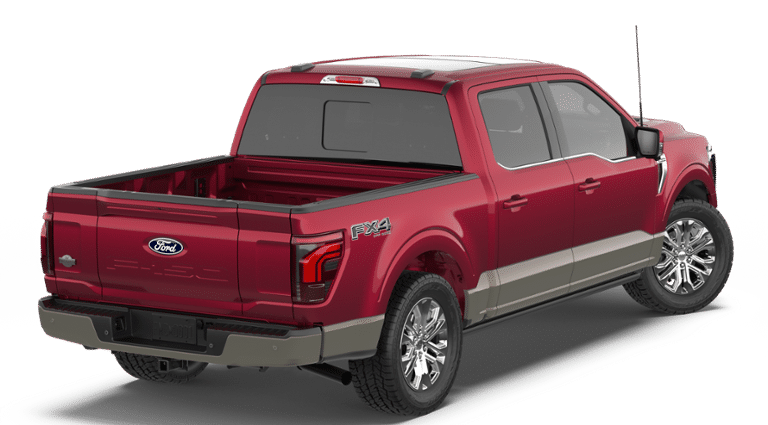 2026 Ford F-150 — rear three-quarter view
